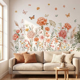 Boho Large Flowers Wall Stickers (SG2-2507)