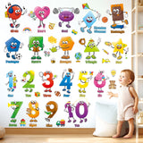 Shape and Number Wall Stickers