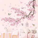 Flower tree and Cage Wall Stickers