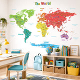 Landmark World Map Wall Stickers(S)