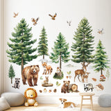 Woodland Forest Animals Wall Stickers(SG4-2520)