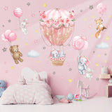 Animal, Hot air balloon, Balloons Wall Stickers