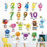Shape and Number Wall Stickers