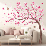 DECOWALL Cherry Blossom Tree Wall Stickers