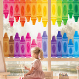 Colour Crayon Window Clings (CDS9-9007)