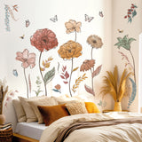 Boho flowers Wall Stickers