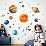 DECOWALL Glow in the Dark Solar System Wall Stickers (GDS8-7002)