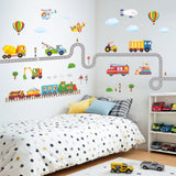 Construction Transportation on the Road Wall Stickers (SG2-2107)