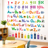 Colourful Animal Alphabet Wall Stickers (DS9-1614)