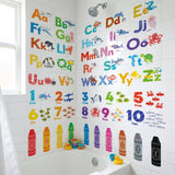 Sea Animals Alphabet Numbers Colour Wall Stickers (DS9-8093)