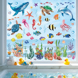 Sea animals Window Clings Stickers