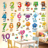 Shape and Number Wall Stickers (DS9-8095)