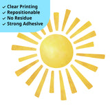Cloud, Sun and Dot Wall Stickers