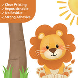 Jungle Animals Tree Wall Stickers