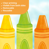 Colour Crayon Window Clings (CDS9-9007)