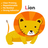 Colourful Animal Alphabet Wall Stickers (DS9-1614)