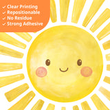 DECOWALL Sun and Cloud Wall Stickers (SG4-2610)