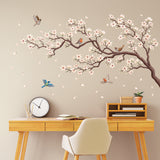 White Cherry Blossom Wall Stickers