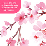 Watercolor Cherry Blossoms Wall Stickers