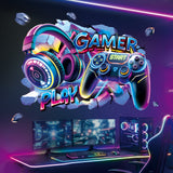 DECOWALL Large 3D Gamer Wall Stickers (SG2-2601)