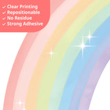 Large Rainbow and Unicorn Wall Stickers
