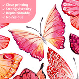 Watercolour Butterflies Wall Stickers