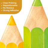 Extra Large Colour Pencil Wall Stickers (SG4-2522)
