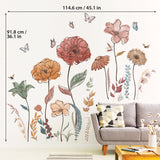 Boho flowers Wall Stickers