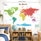Landmark World Map Wall Stickers(S)