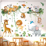 Jungle Animal Branch Wall Stickers (SG2-2501)