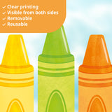 Colour Crayon Window Clings (CDS9-9007)