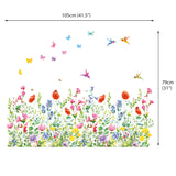Garden Flowers Wall Stickers