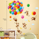 Balloons and Monkeys Wall Stickers (SG2-2202)