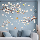 Cherry Blossom Branch (White ver.) Wall Stickers