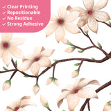 White Cherry Blossom Wall Stickers