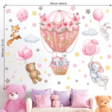 Animal, Hot air balloon, Balloons Wall Stickers