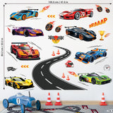 Racing Cars Wall Stickers