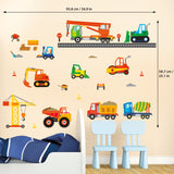 Construction Site Wall Stickers (Small)