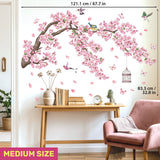 Flower tree and Cage Wall Stickers