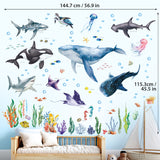 DECOWAL Under the Sea Wall Sticker (SG3-2430)
