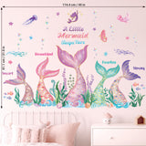 Mermaid Tail Wall Stickers