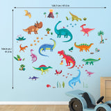 Colourful Dinosaurs Wall Stickers