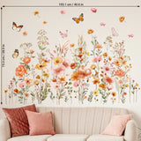 Boho Small Flowers Wall Stickers
