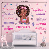 Black girl magic Wall Stickers