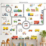 The Road and Transports Wall Stickers