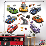 DECOWALL Racing Car Wall Stickers(SG2-2609)