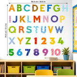 My First Alphabet and number Wall Stickers