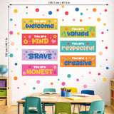 DECOWALL Positive Affirmation Wall Stickers for Kids (SG2-2603)