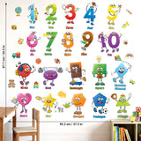 Shape and Number Wall Stickers (DS9-8095)