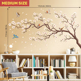 White Cherry Blossom Wall Stickers (SG2-2509)